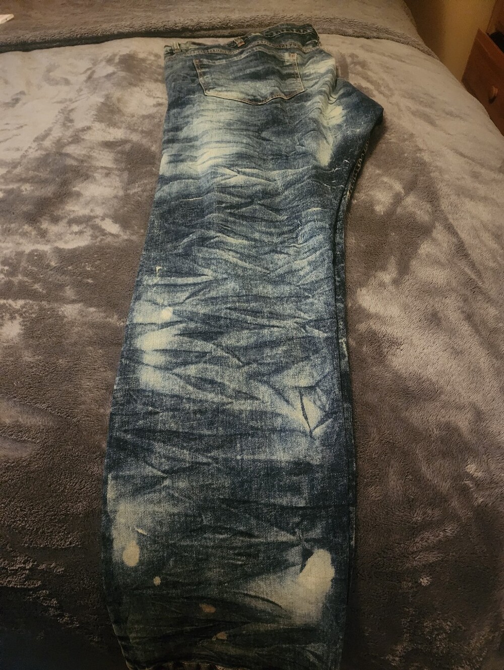 Evolution and Creation Men's Washed Blue Skinny Jeans